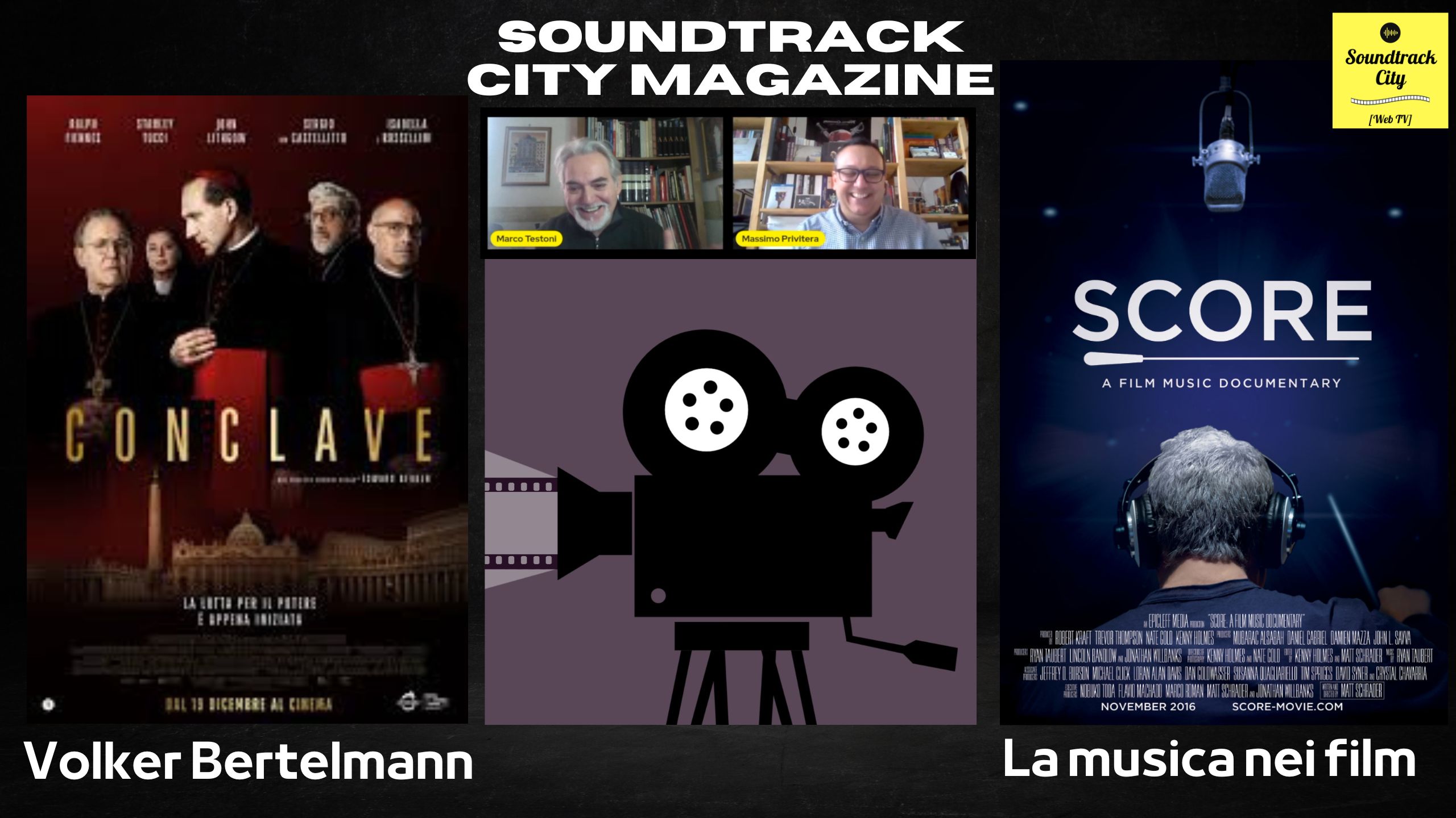 locandina soundtrack city mag conclave score