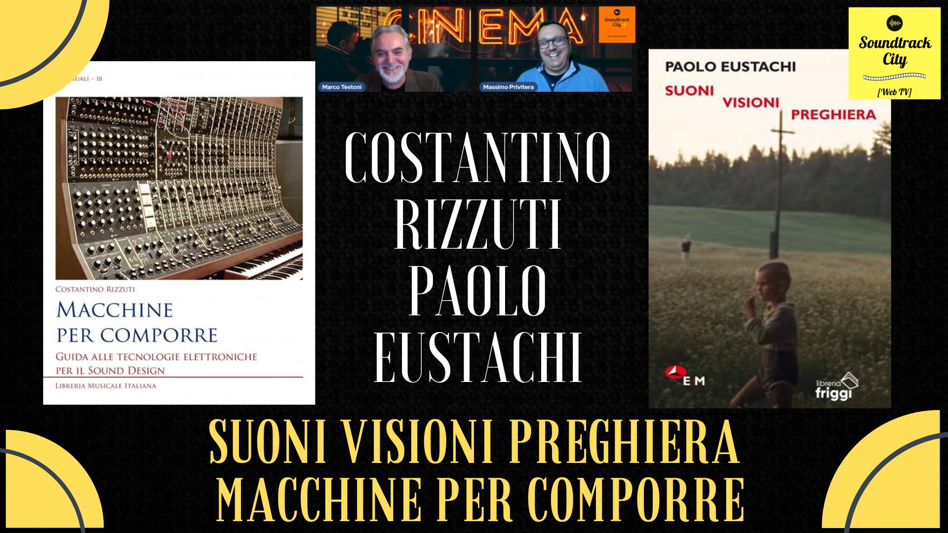 locandina soundtrack city magazine libri suoni macchine