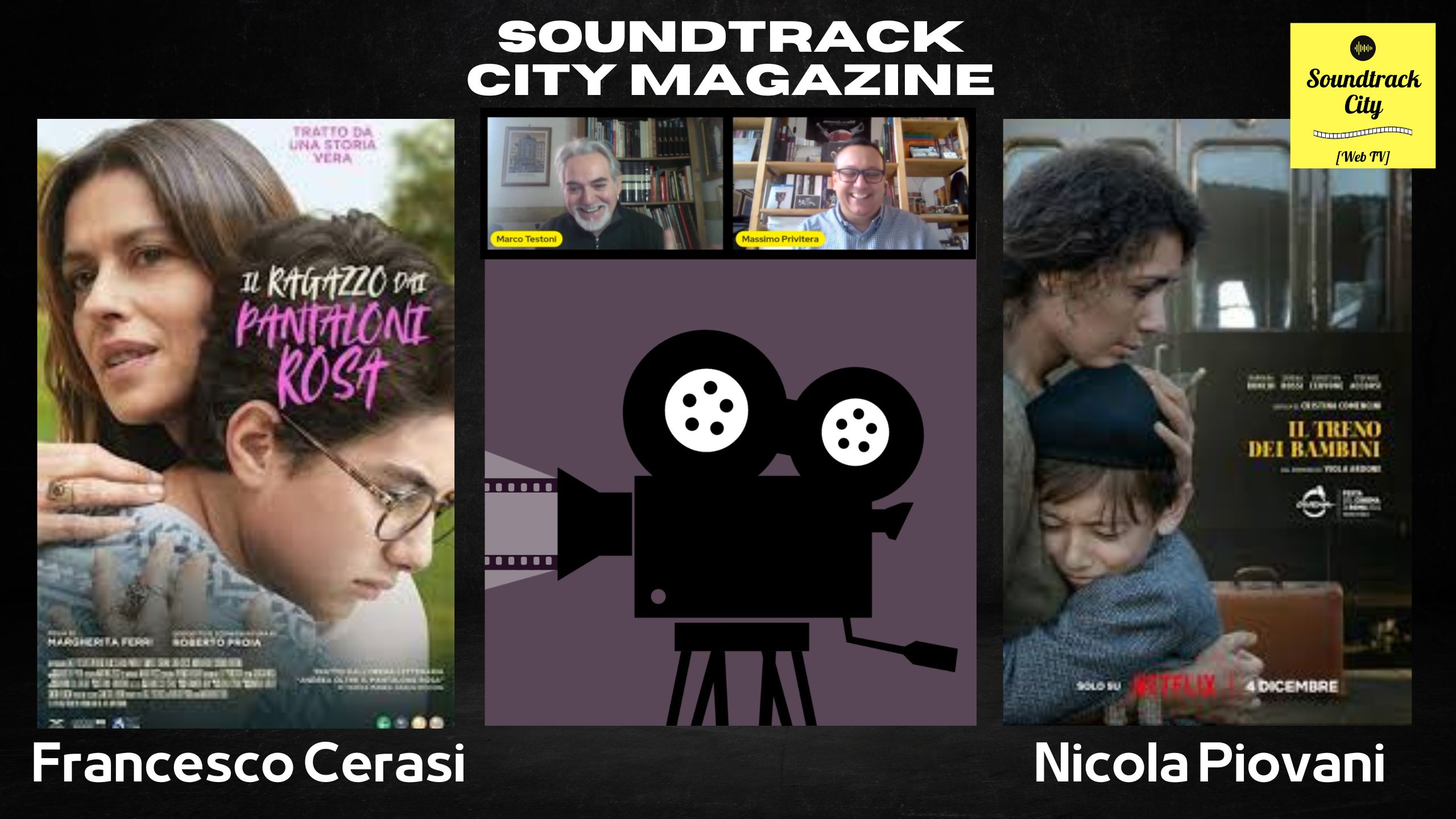 locandina soundtrack city magazine pantaloni treno