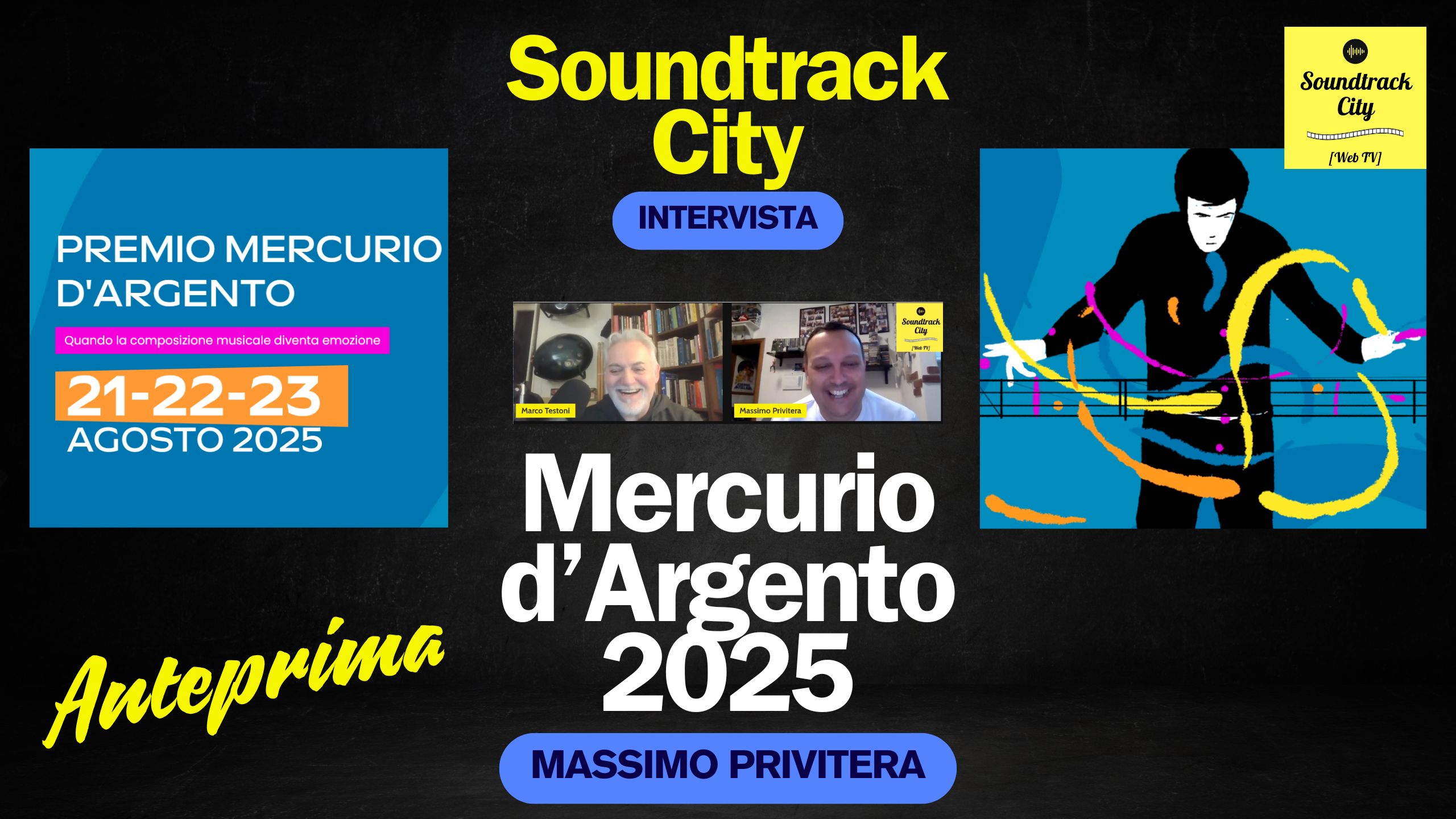 locandina soundtrack city mercurio dargento 2025