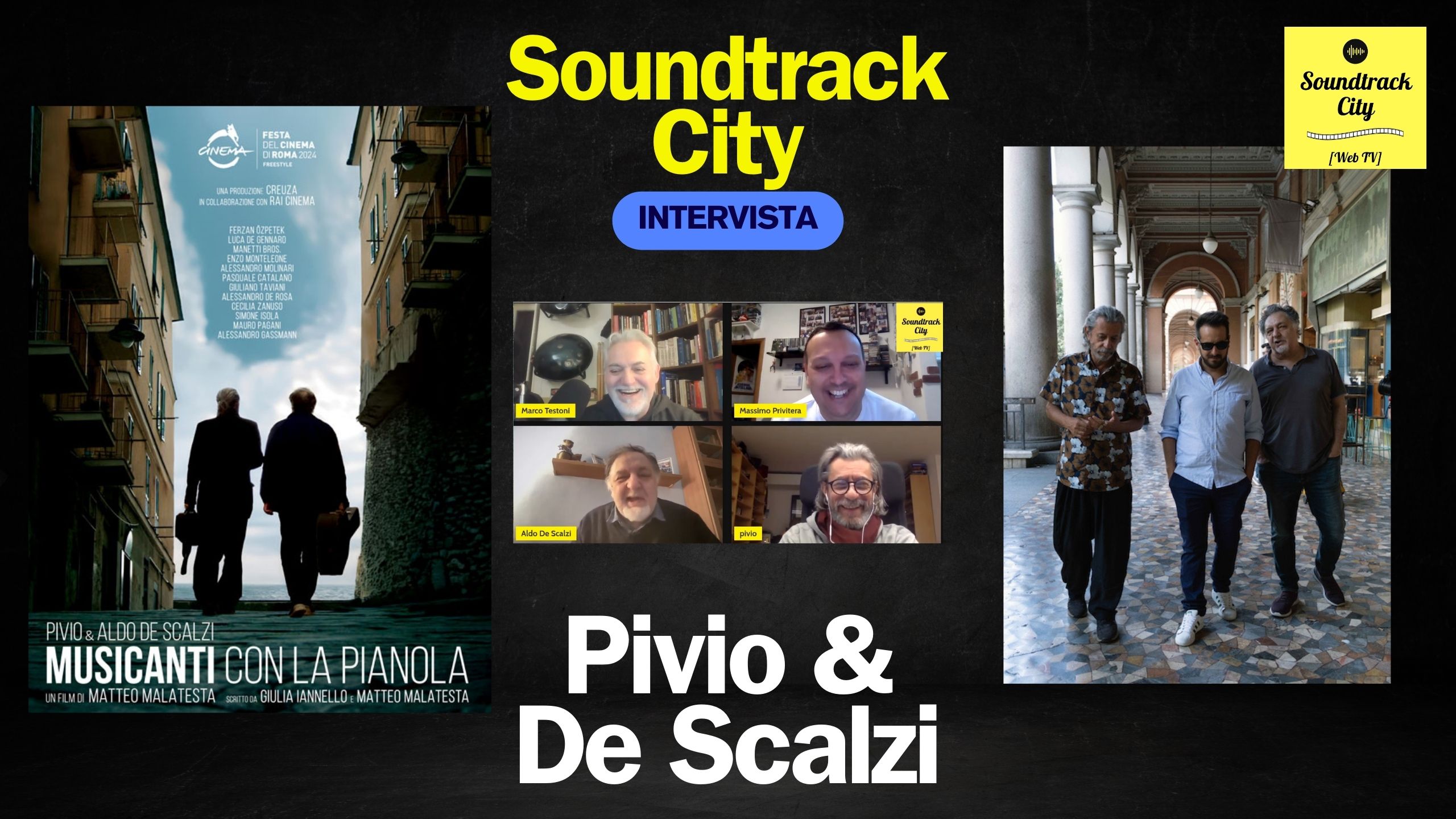 ColonneSonore.Net locandina soundtrack city musicanti con la pianola