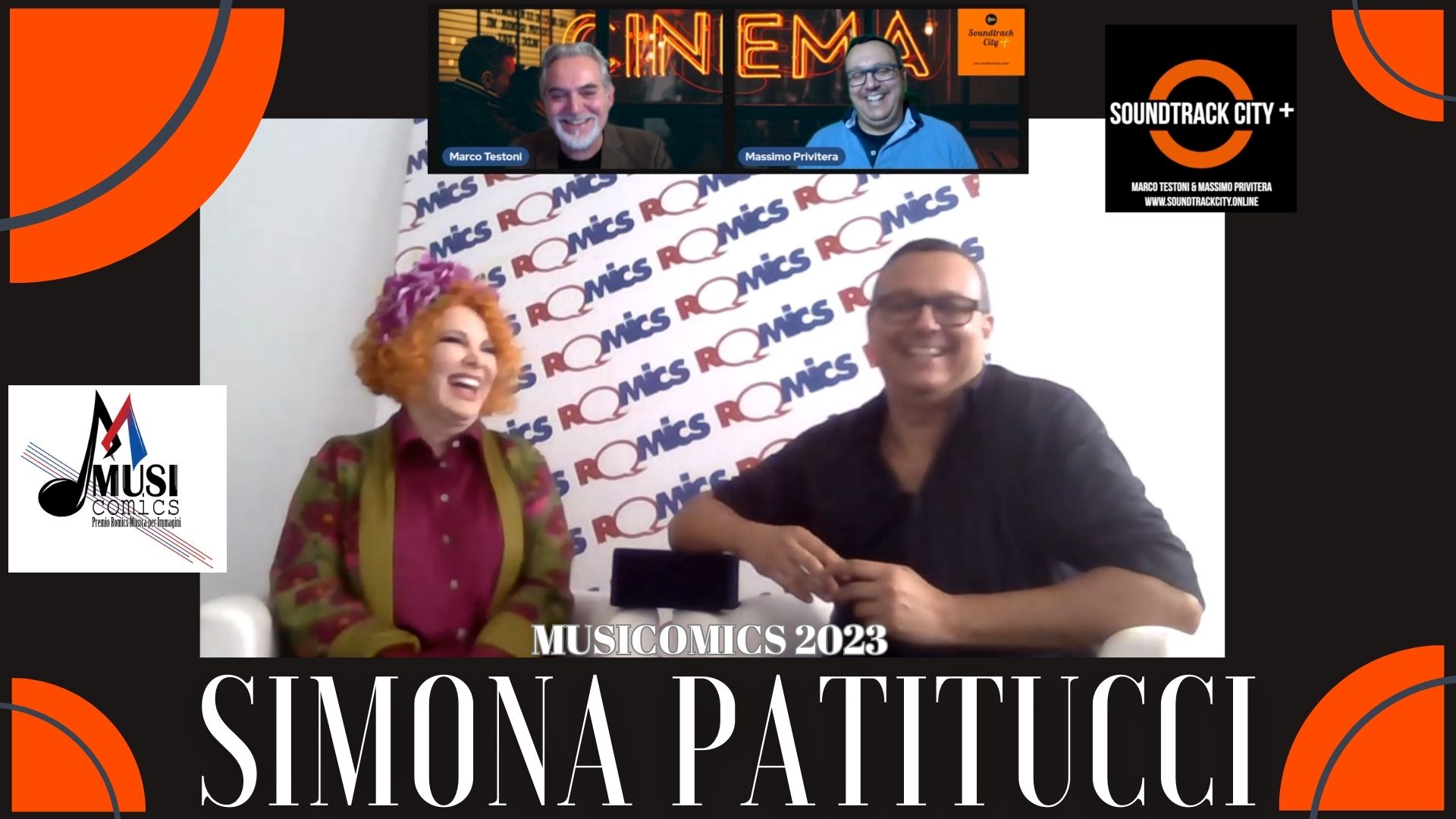 locandina soundtrack city plus simon patitucci romics