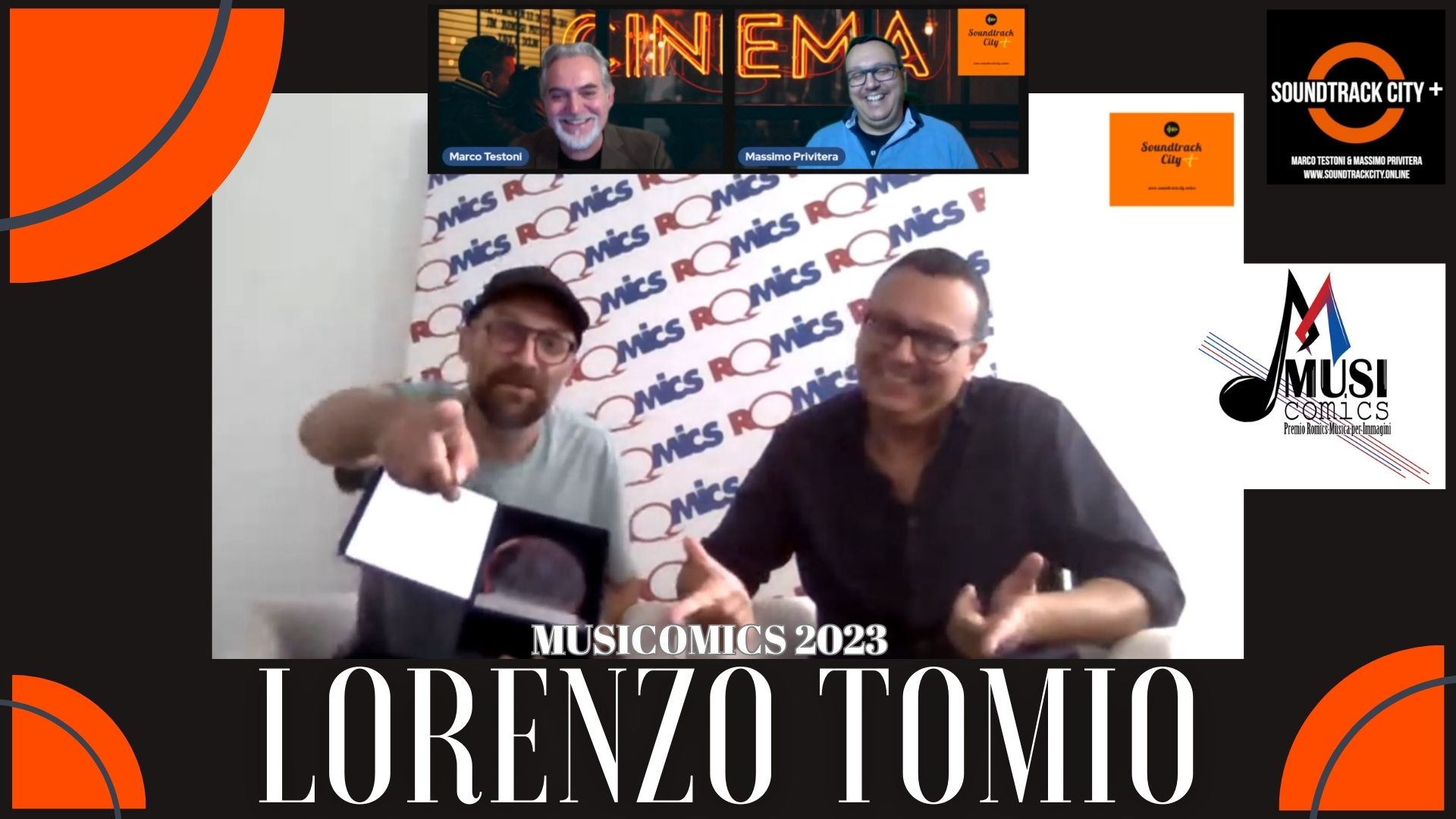 locandina soundtrack city plus tomio musicomics 2023