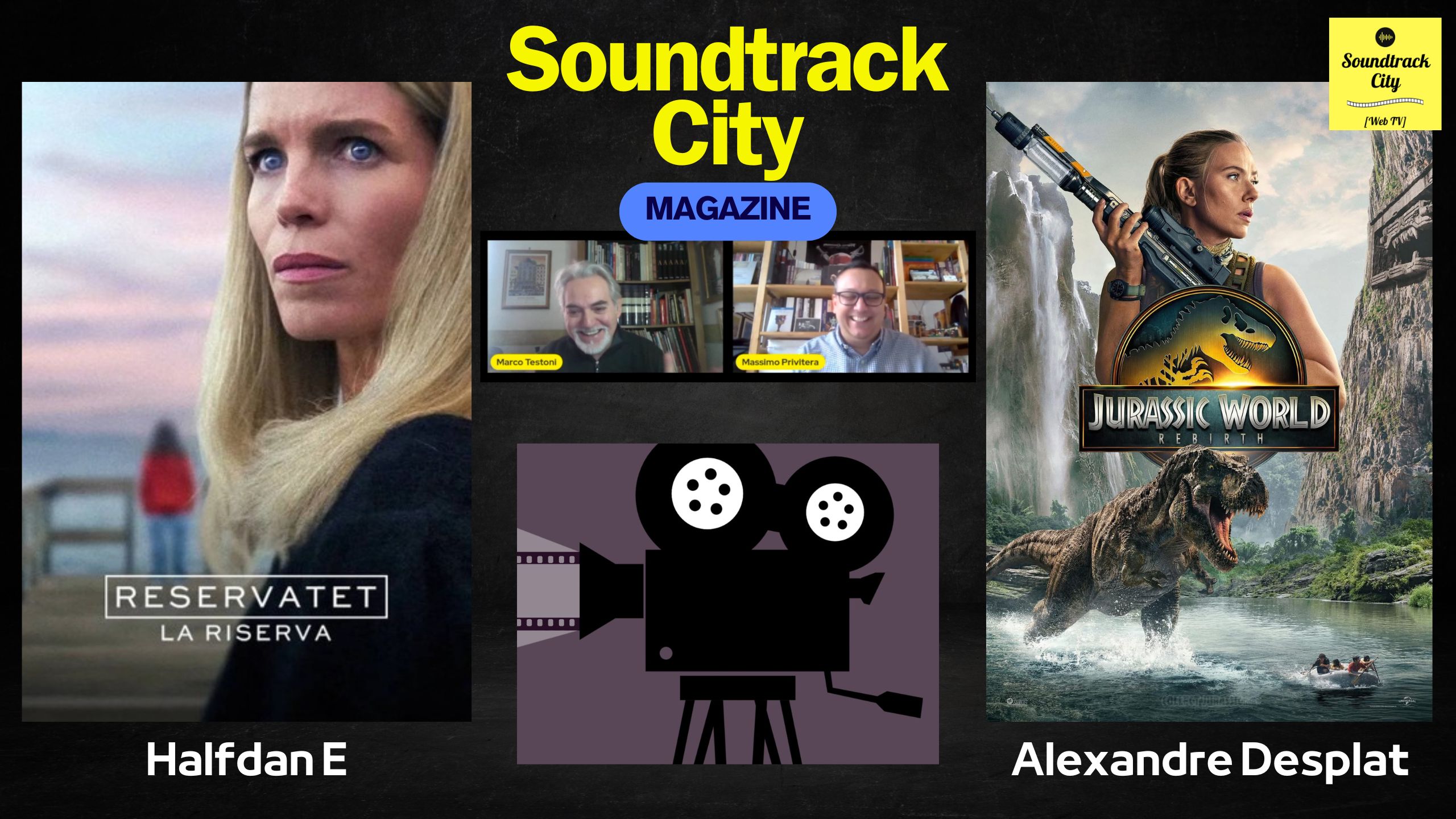 locandina soundtrack city reservatet jurassic world rinascita