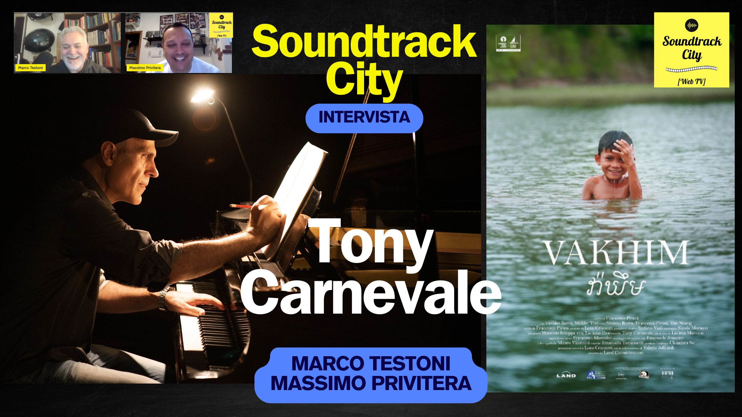 locandina soundtrack city tony carnevale vakhim