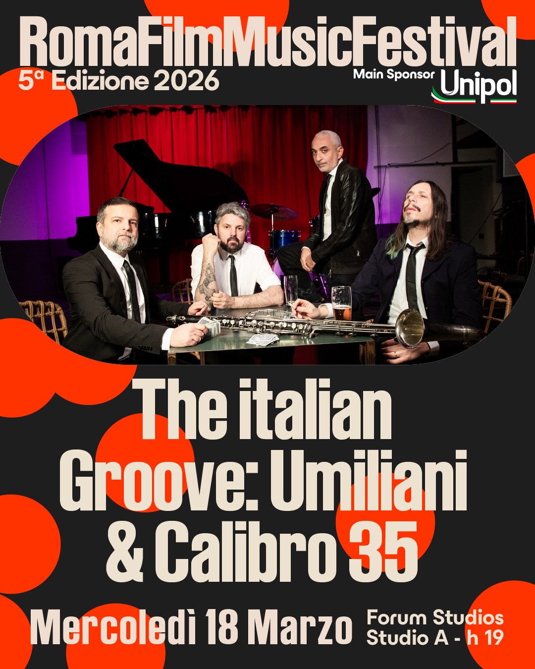 locandina talk calibro 35 rfmf 2026