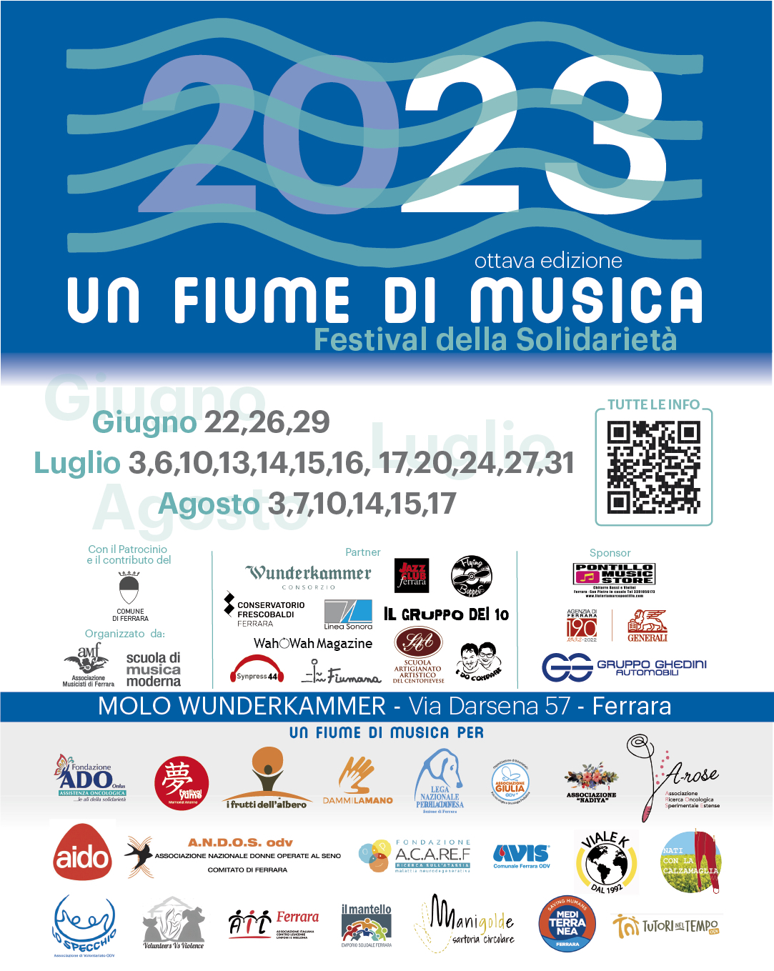 locandina un fiume di musica 2023 2