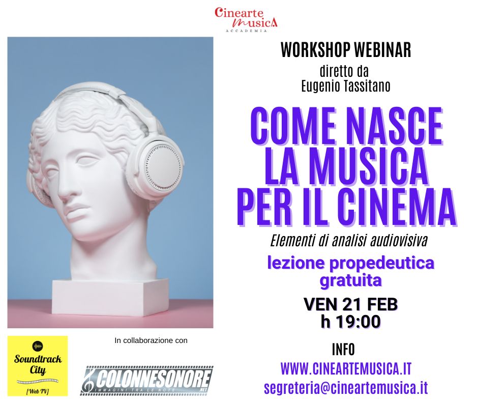 ColonneSonore.Net locandina workshop tassitano cineartemusica