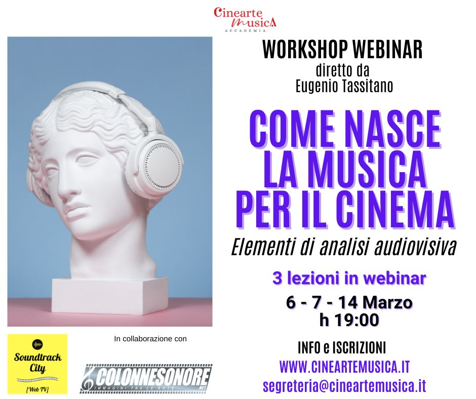 locandina workshop tassitano cineartemusica corso