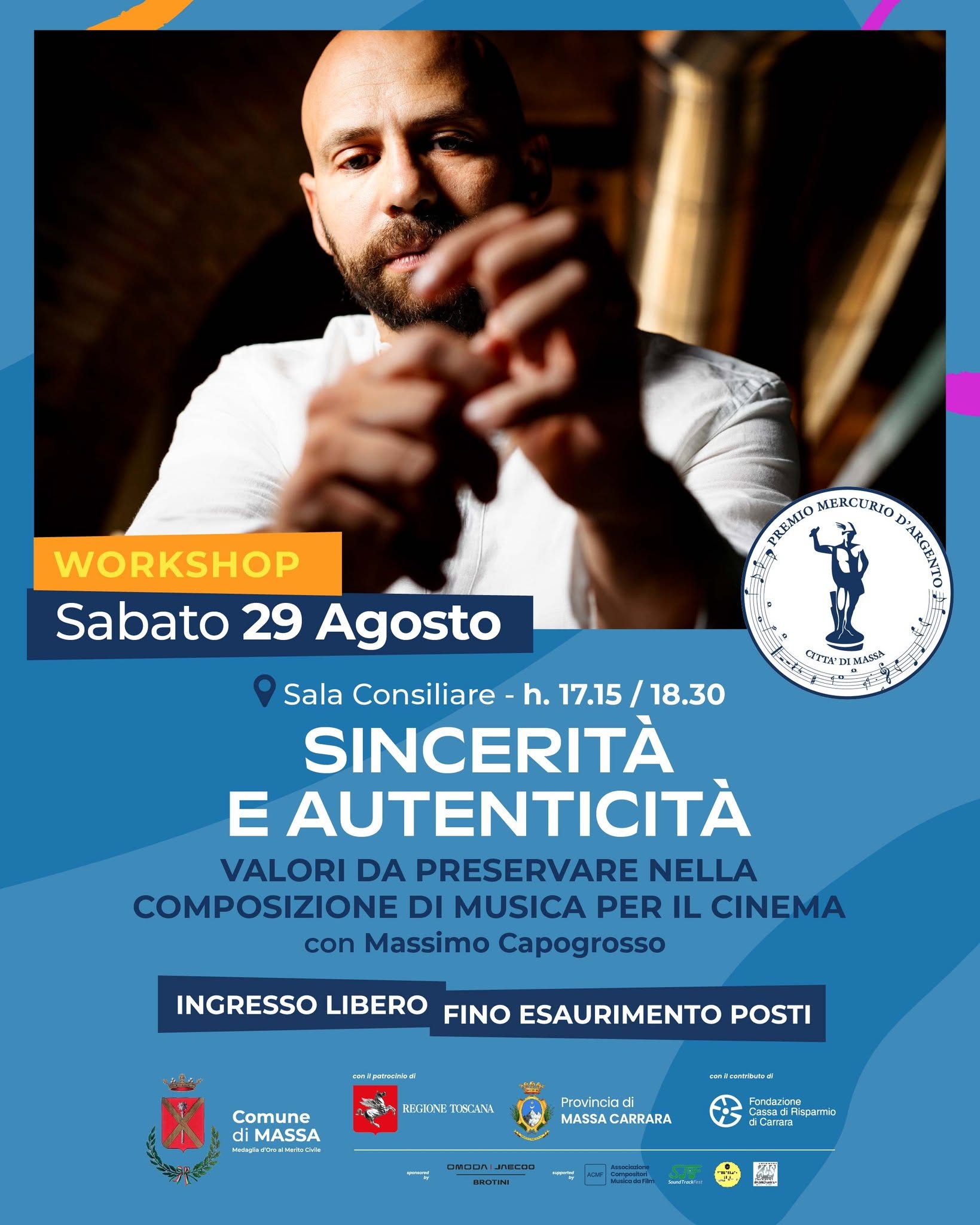 locandina worshop concerti programma mercurio 2026 2
