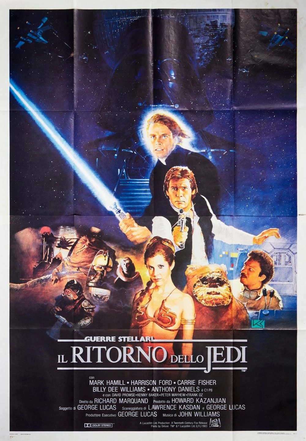 ColonneSonore.Net locandina il ritorno dello jedi storica italiana