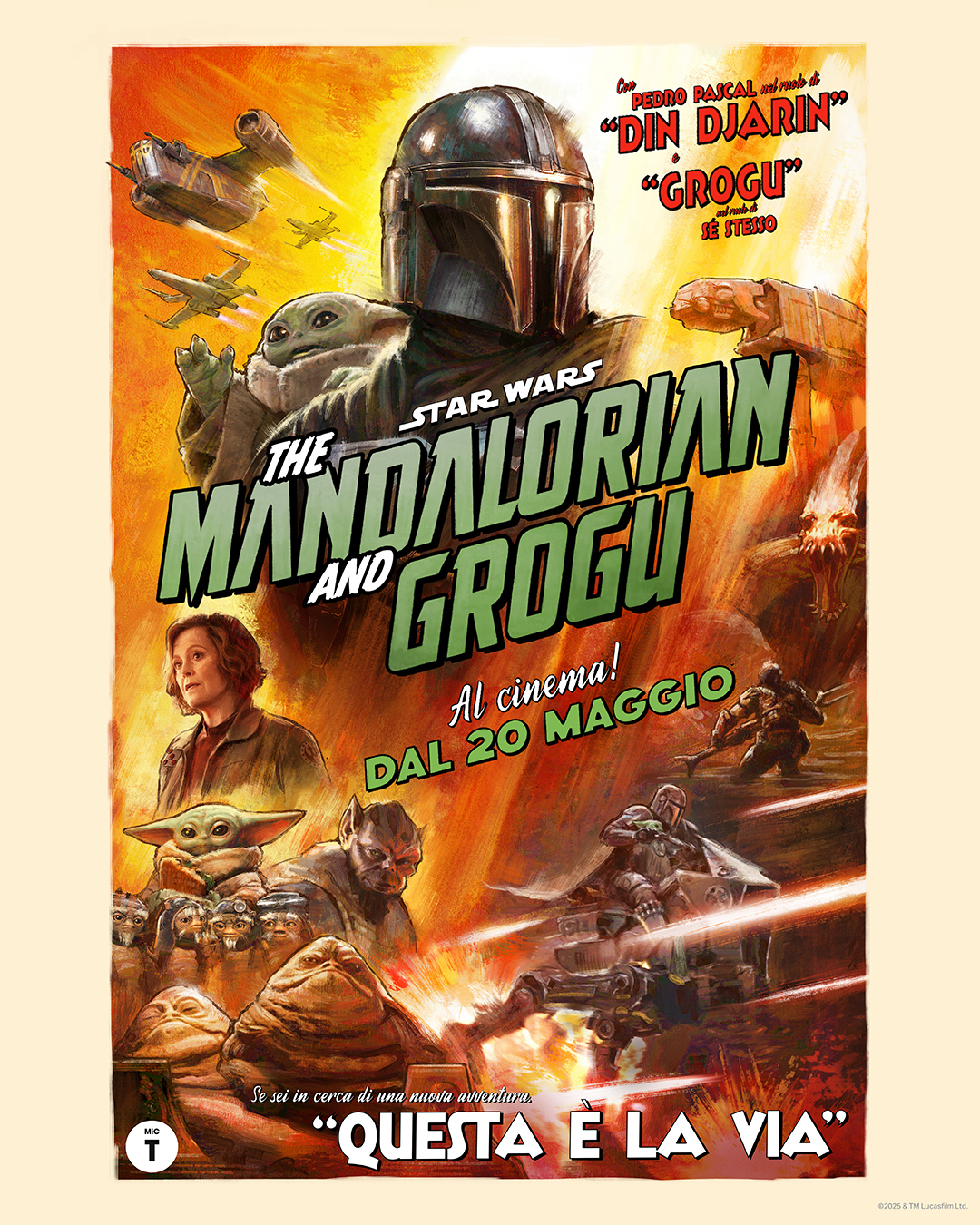 locandina the mandalorian and grogu